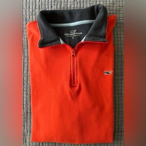 Vintage Vineyard Vines 3/4 Pullover. Size Large